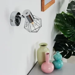 Applique ou plafonnier Globo Chrome, 1 lumière