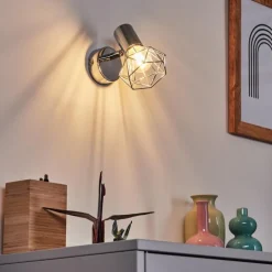 Applique ou plafonnier Globo Chrome, 1 lumière