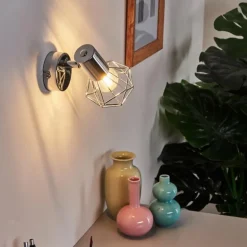 Applique ou plafonnier Globo Chrome, 1 lumière