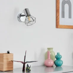 Applique ou plafonnier Globo Chrome, 1 lumière