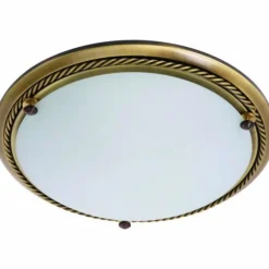 Applique ou plafonnier Steinhauer Bronze, 2 lumières