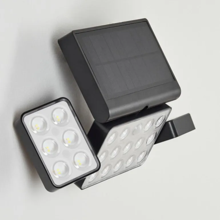 applique solaire Estampes LED Anthracite, 1 lumière, Détecteur de mouvement