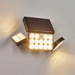 applique solaire Estampes LED Anthracite, 1 lumière, Détecteur de mouvement