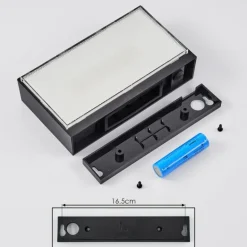 applique solaire Seilhac LED Noir, 1 lumière, Détecteur de mouvement