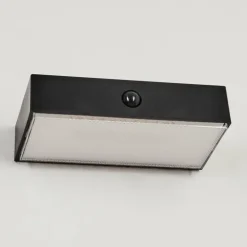 applique solaire Seilhac LED Noir, 1 lumière, Détecteur de mouvement