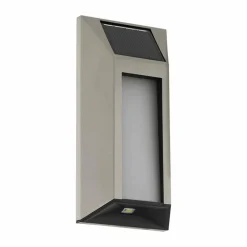 applique solaire Eglo WALL LED Acier inoxydable, Noir, 4 lumières