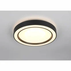 Arco Plafonnier Luminaires Reality LED Noir, 1 lumière, Télécommandes, Changeur de couleurs