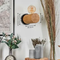 Argea Applique murale, Spot mural Gris, Écru, 1 lumière