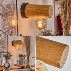 Argea Applique murale, Spot mural Brun, Écru, Noir, 1 lumière