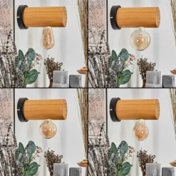 Argea Applique murale, Spot mural Brun, Écru, Noir, 1 lumière