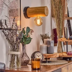 Argea Applique murale, Spot mural Brun, Écru, Noir, 1 lumière