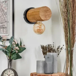 Argea Applique murale, Spot mural Brun, Écru, Noir, 1 lumière