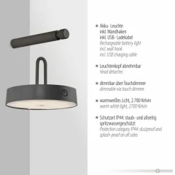 ARMA Suspension Luminaires Leuchten Direkt LED Noir, 1 lumière