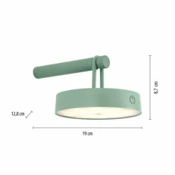 ARMA Suspension Luminaires Leuchten Direkt LED Vert, 1 lumière