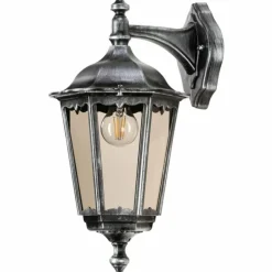 Arrach Applique murale Luminaires LCD Noir, Argenté, 1 lumière