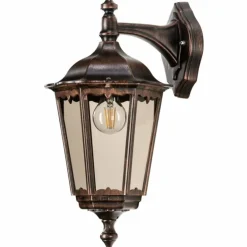 Arrach Applique murale Luminaires LCD Cuivre, Noir, 1 lumière