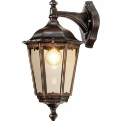 Arrach Applique murale Luminaires LCD Cuivre, Noir, 1 lumière