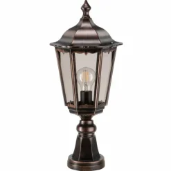 Arrach Lampadaire Luminaires LCD Cuivre, Noir, 1 lumière