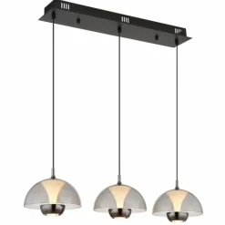 Arus Suspension Luminaires Globo Lighting LED Noir, 1 lumière