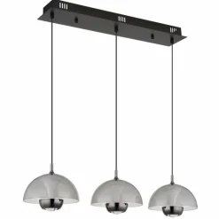 Arus Suspension Luminaires Globo Lighting LED Noir, 1 lumière