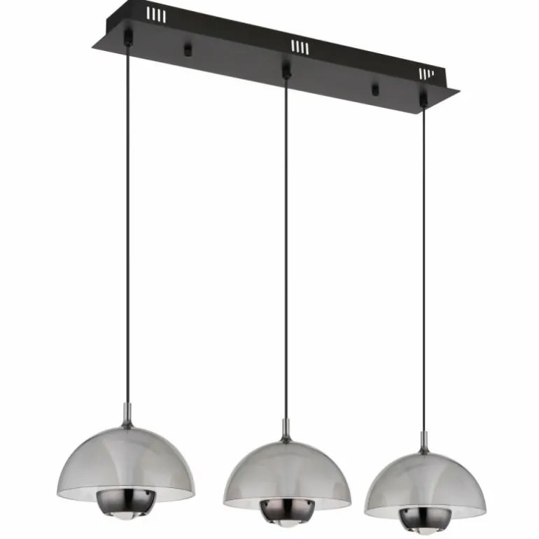 Arus Suspension Luminaires Globo Lighting LED Noir, 1 lumière