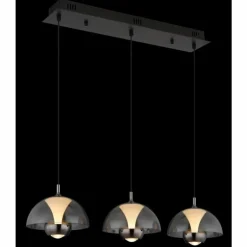 Arus Suspension Luminaires Globo Lighting LED Noir, 1 lumière