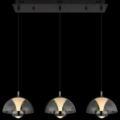 Arus Suspension Luminaires Globo Lighting LED Noir, 1 lumière