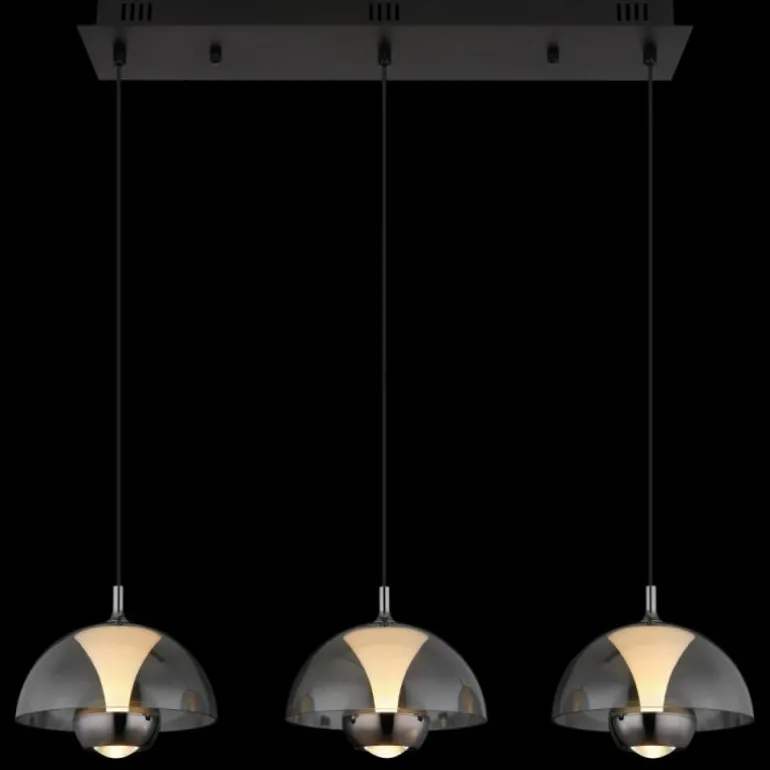 Arus Suspension Luminaires Globo Lighting LED Noir, 1 lumière