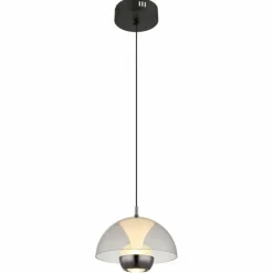 Arus Suspension Luminaires Globo Lighting LED Noir, 1 lumière