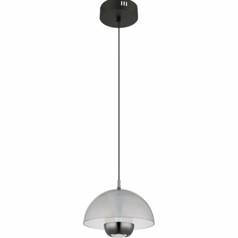 Arus Suspension Luminaires Globo Lighting LED Noir, 1 lumière