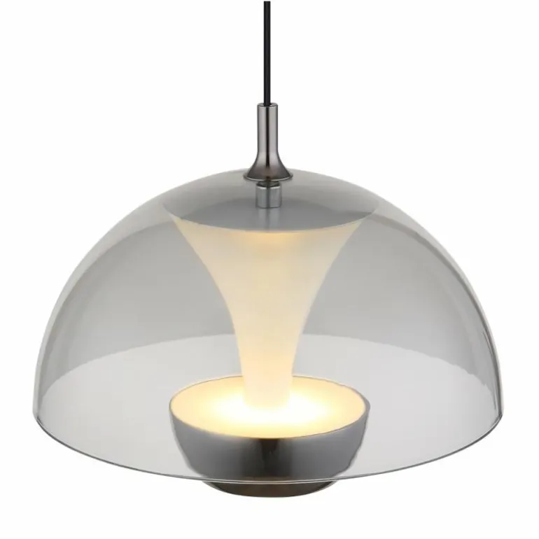 Arus Suspension Luminaires Globo Lighting LED Noir, 1 lumière
