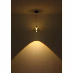 Arus Suspension Luminaires Globo Lighting LED Noir, 1 lumière