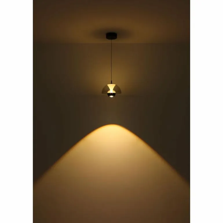 Arus Suspension Luminaires Globo Lighting LED Noir, 1 lumière