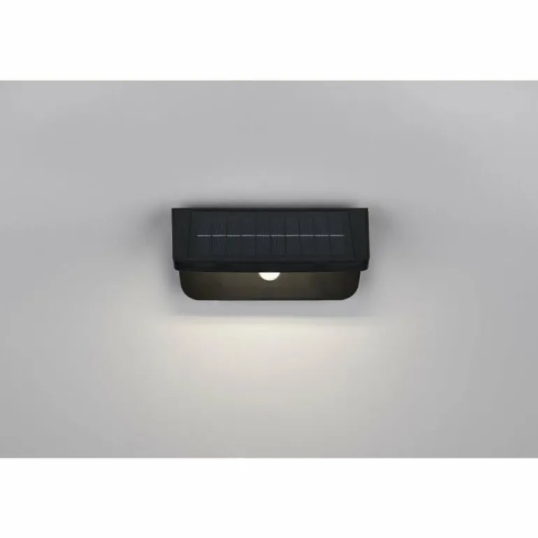 Atico Applique murale Luminaires Reality LED Noir, 1 lumière, Détecteur de mouvement