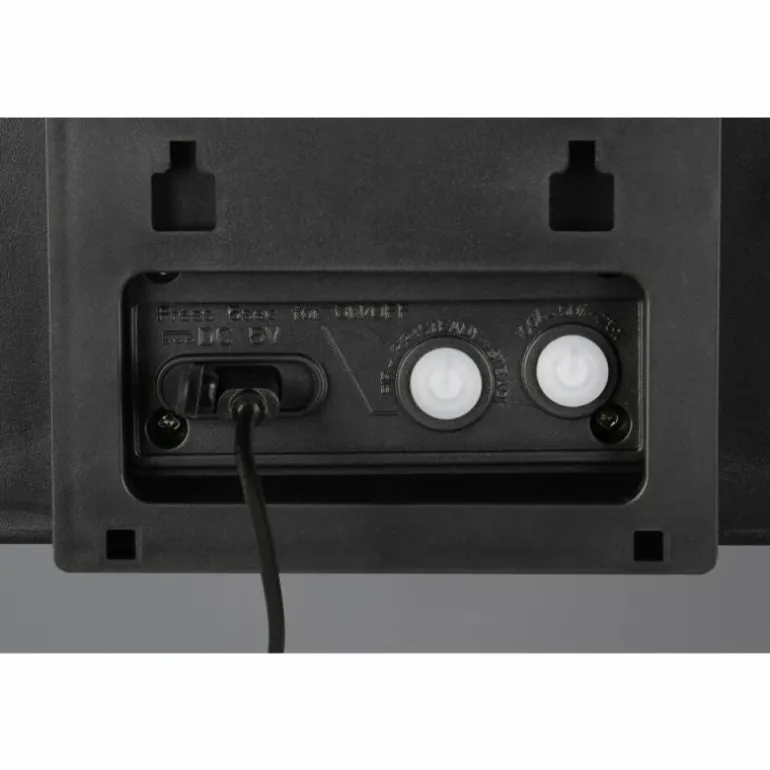 Atico Applique murale Luminaires Reality LED Noir, 1 lumière, Détecteur de mouvement