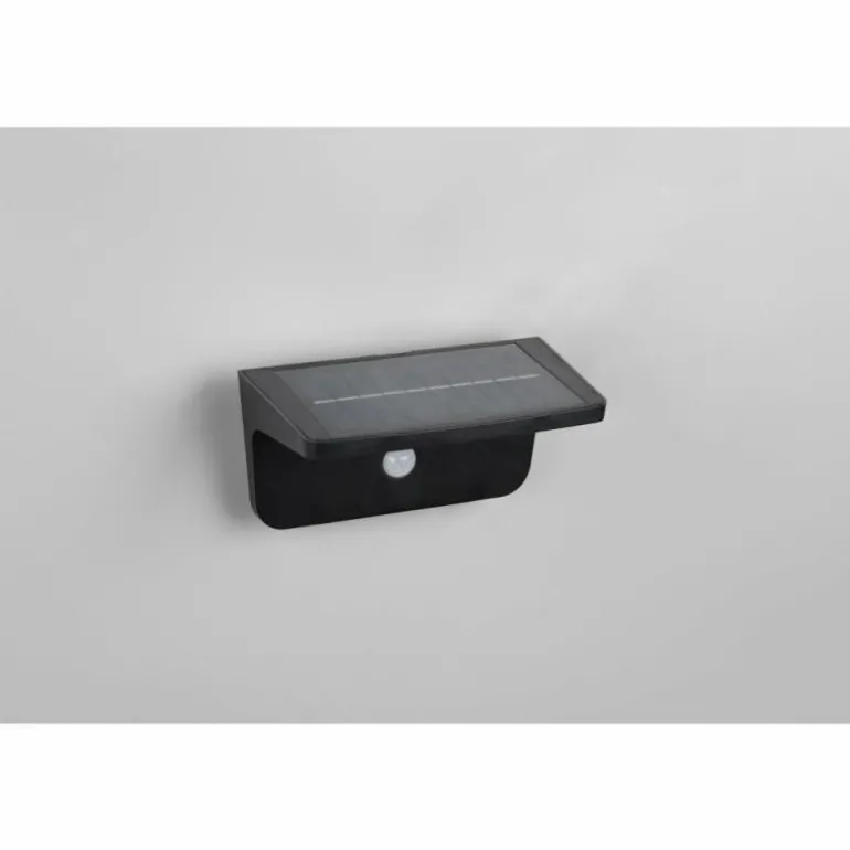 Atico Applique murale Luminaires Reality LED Noir, 1 lumière, Détecteur de mouvement