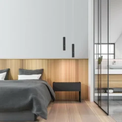 ATTACH Suspension Luminaires Leuchten Direkt LED Noir, 1 lumière