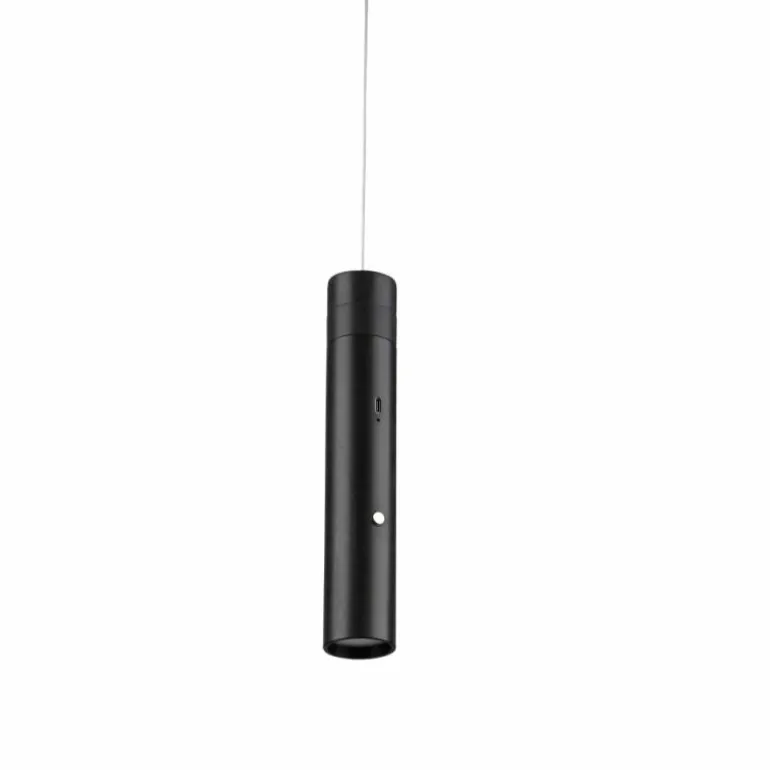ATTACH Suspension Luminaires Leuchten Direkt LED Noir, 1 lumière