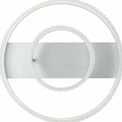 Aurora Plafonnier Luminaires Brilliant LED Argenté, 1 lumière, Télécommandes