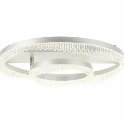 Aurora Plafonnier Luminaires Brilliant LED Argenté, 1 lumière, Télécommandes
