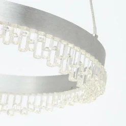 Aurora Suspension Luminaires Brilliant LED Argenté, 1 lumière, Télécommandes