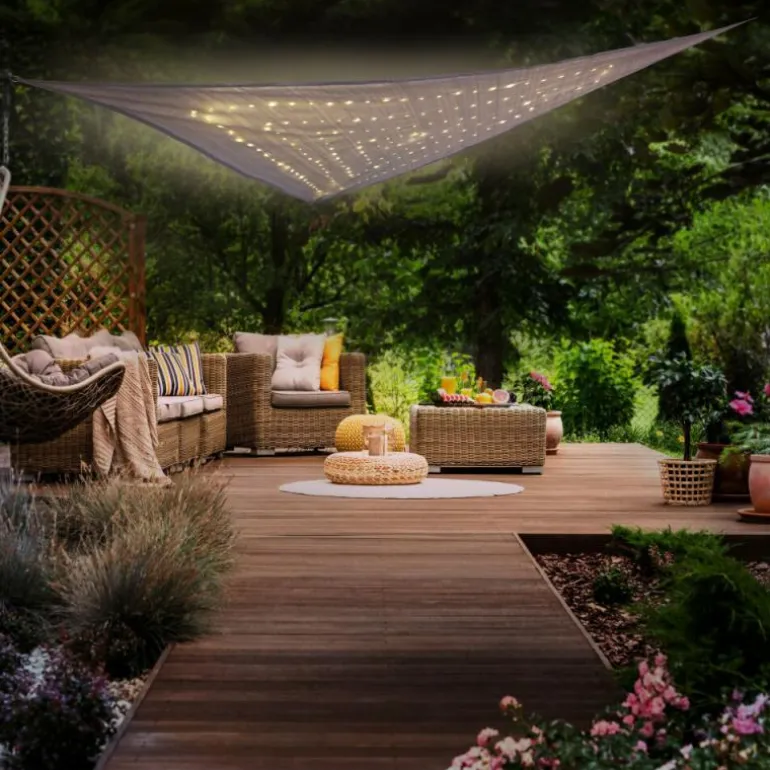 Auvent Leuchten Direkt SEGEL LED Gris, 1 lumière