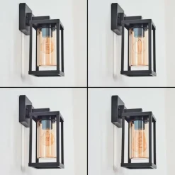 Avete Lampe murale d´extérieur Noir, 1 lumière