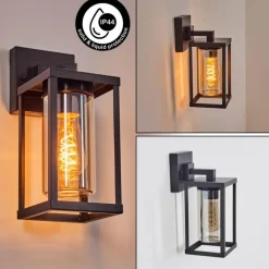 Avete Lampe murale d´extérieur Noir, 1 lumière