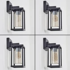 Avete Lampe murale d´extérieur Noir, 1 lumière