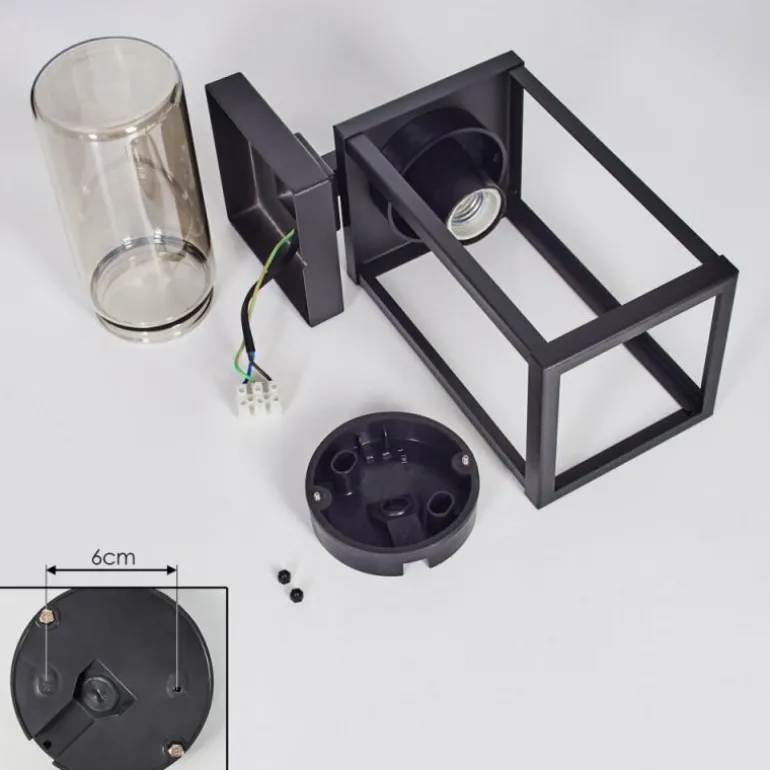 Avete Lampe murale d´extérieur Noir, 1 lumière