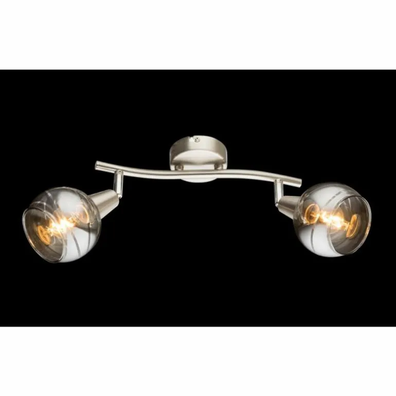 Ball Plafonnier Luminaires Globo Lighting Nickel mat, 2 lumières