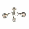 Ball Plafonnier Luminaires Globo Lighting Nickel mat, 3 lumières