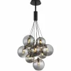 Ballgi Suspension Luminaires Globo Lighting Noir, 9 lumières