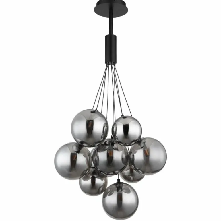 Ballgi Suspension Luminaires Globo Lighting Noir, 9 lumières